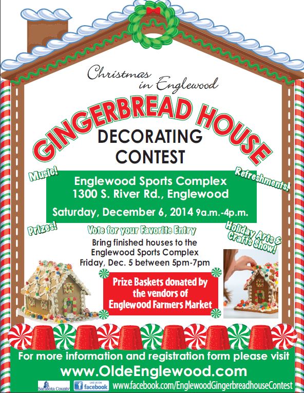 Gingerbread House Decorating Contest - FREE - PRIZES - Englewood Chamber